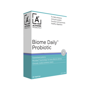 Activated Probiotics biome Daily Probiotic 30vc 10% off RRP at HealthMasters Activated Probiotics
