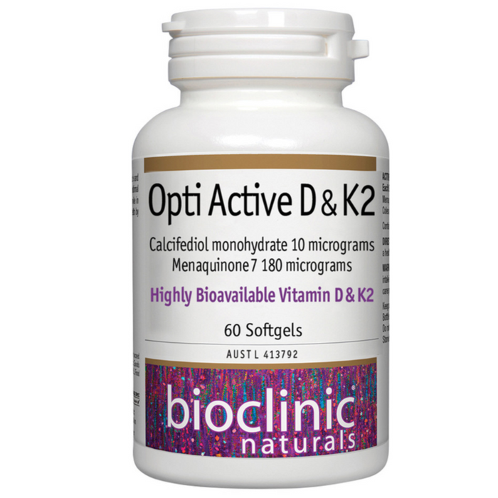 Bioclinic Naturals Opti Active D & K2