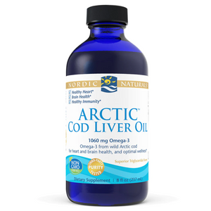 Nordic Naturals Arctic Cod Liver Oil 237ml Unflavoured 15% off RRP at HealthMasters Nordic Naturals