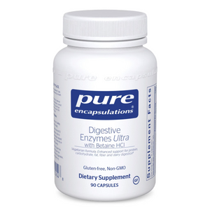 Pure Encapsulations Digestive Enzymes Ultra with Betaine HCl 90 Capsules 10% off RRP at HealthMasters Pure Encapsulations