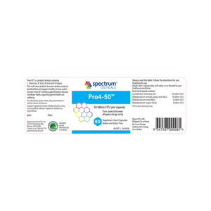 Spectrumceuticals Pro4-50 10% off RRP at HealthMasters Spectrumceuticals Label