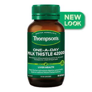 Thompson's One-a-day Milk Thistle 42000 25% off RRP at HealthMasters Thompson's