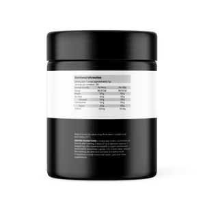ATP Science Glutamine 1KG 20% off RRP at HealthMasters ATP Science Nutritional Infomation