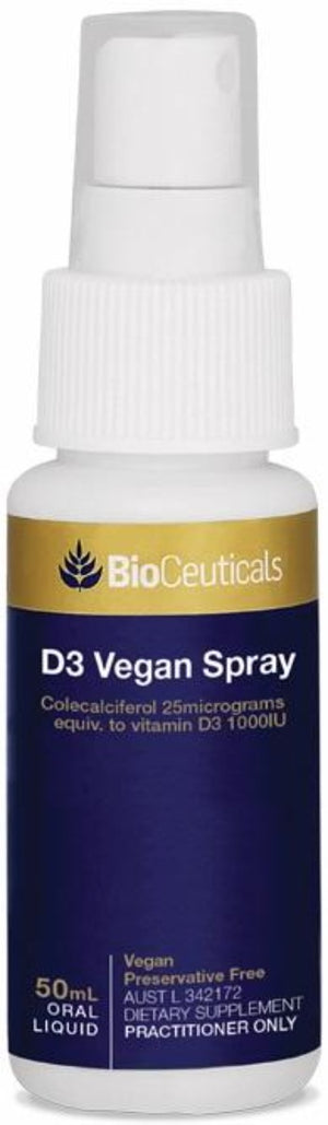 BioCeuticals D3 Vegan Spray 10% off RRP - HealthMasters BioCeuticals