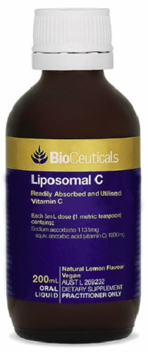 BioCeuticals Liposomal C 200mL 10% off RRP |  HealthMasters