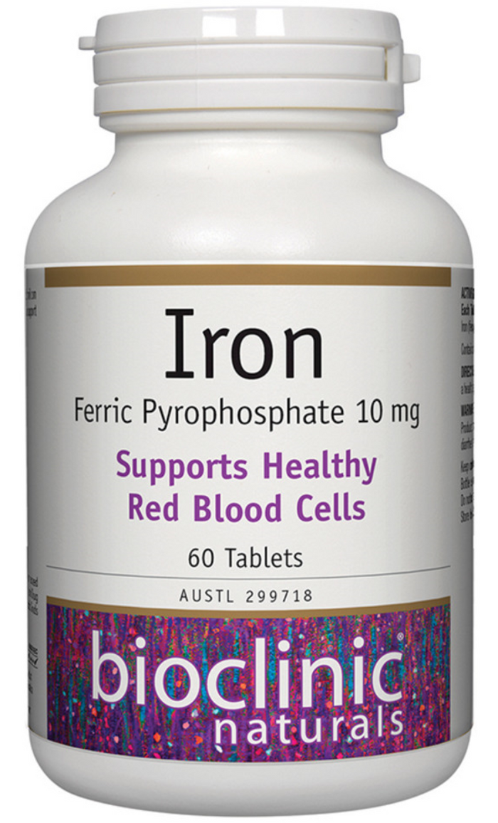Bioclinic Naturals Iron 10 mg