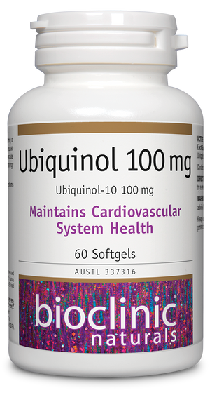 Bioclinic Naturals Ubiquinol 100mg 60caps 10% off RRP at HealthMasters Bioclinic Naturals