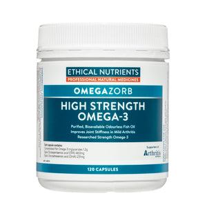 Ethical Nutrients OMEGAZORB High Strength Omega-3 Capsules 120 Caps | HealthMasters