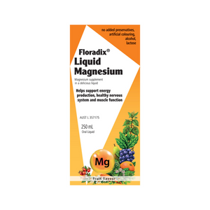 Floradix Liquid Magnesium 250ml 10% off RRP at HealthMasters Floradix