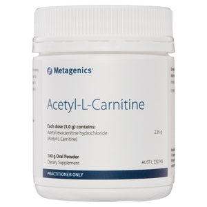 Metagenics Acetyl-L-Carnitine 100g 10% off RRP | HealthMasters Metagenics