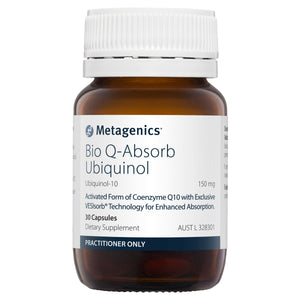 Metagenics Bio Q-Absorb Ubiquinol 30 Caps 10% off RRP at HealthMasters Metagenics