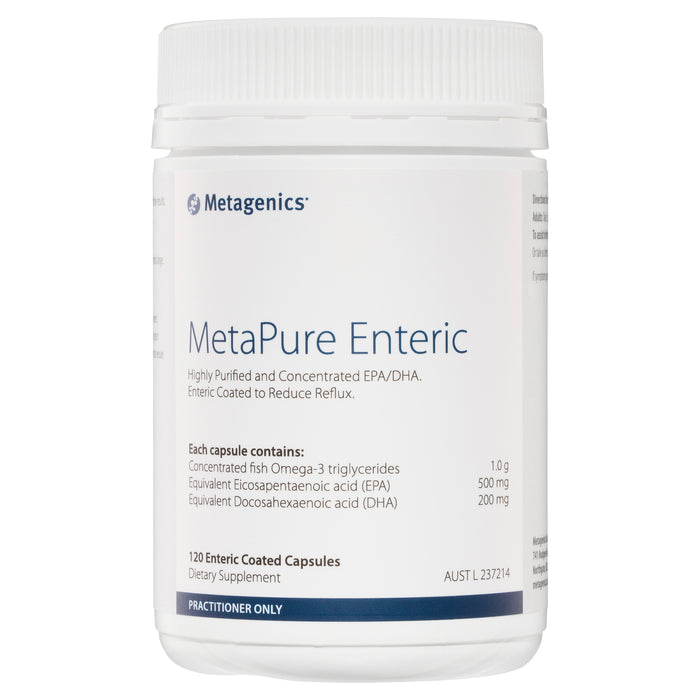 Metagenics MetaPure Enteric 120 caps Fish Oil Omega-3