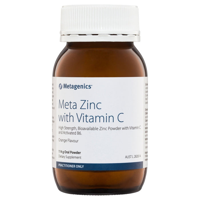 Metagenics Meta Zinc with Vitamin C Orange 114g
