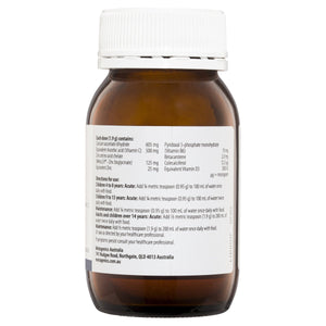 Metagenics Meta Zinc With Vitamin C Raspberry 114 g 10% off RRP | HealthMasters Metagenics Ingredients