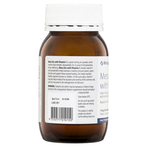 Metagenics Meta Zinc With Vitamin C Raspberry 114 g 10% off RRP | HealthMasters Metagenics Infromation