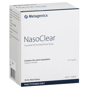 Metagenics NasoClear Nasal Spray 30mL 10% off RRP | HealthMasters Metagenics