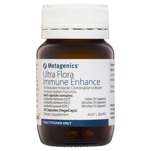 Metagenics Ultra Flora Immune Enhance 30 VegeCaps 10% off RRP | HealthMasters Metagenics