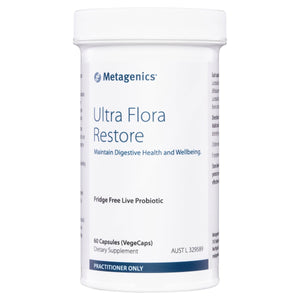 Metagenics Ultra Flora Restore 60 VegeCaps 10% off RRP | HealthMasters Metagenics