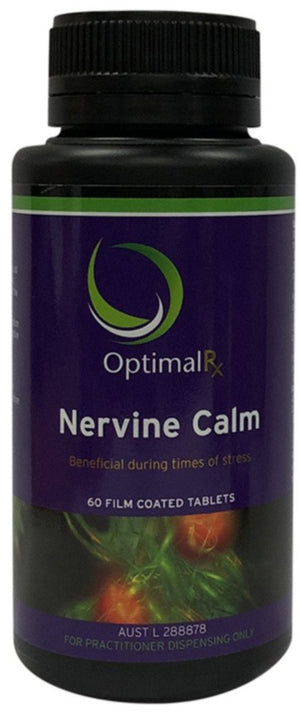 OptimalRx Nervine Calm 60tabs 10% off RRP at HealthMasters OptimalRx