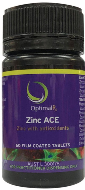 OptimalRx Zinc ACE 60tabs 10% off RRP at HealthMasters OptimalRx