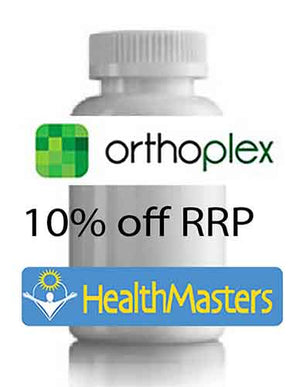 Orthoplex Green Zinc Citrate 90caps 10% off RRP HealthMasters Orthoplex Green Logo