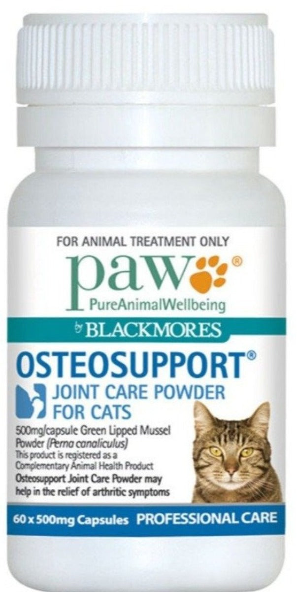 PAW By Blackmores OsteoSupport Joint Care For Cats 60caps