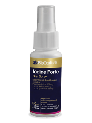 BioCeuticals Iodine Forte 50mL spray 10% off RRP | HealthMasters