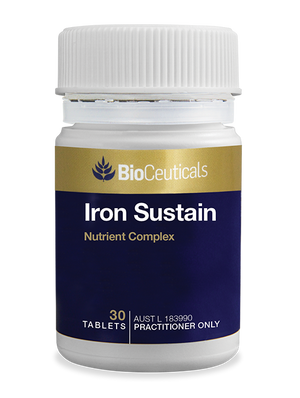 BioCeuticals Iron Sustain 30 tabs 10% off RRP | HealthMasters