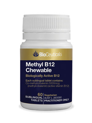 BioCeuticals Methyl B12 Chewable 60 tabs 10% off RRP | HealthMasters