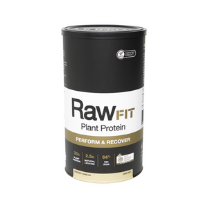 Amazonia RawFIT Plant Protein Organic Perform & Recover Creamy Vanilla 500g 10% off RRP at HealthMasters Amazonia