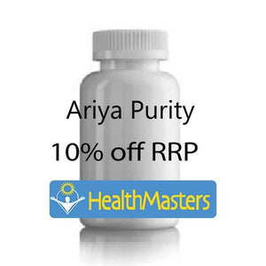 Ariya Purity Collagen Type 1 & 3 Berry 10% off RRP at HealthMasters Ariya Purity Logo
