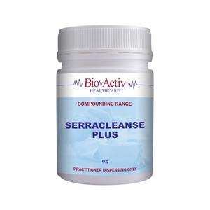 BioActiv HealthCare Serracleanse Plus 60g Compounding 10% off RRP at HealthMasters BioActiv HealthCare