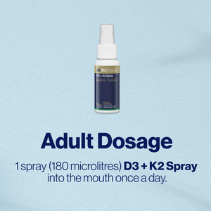 BioCeuticals D3 + K2 Spray 50mL 10% off RRP at HealthMasters BioCeuticals Adult Dose