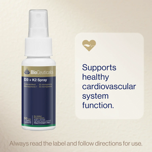 BioCeuticals D3 + K2 Spray 50mL 10% off RRP at HealthMasters BioCeuticals Cardiovascular