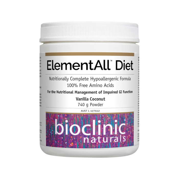 Bioclinic Naturals ElementAll Diet Vanilla Coconut 740g