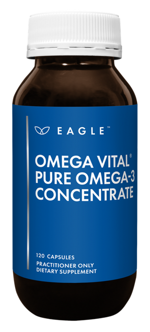 Eagle Omega Vital Pure Omega 3 Concentrate 120 caps 10% off RRP at HealthMasters Eagle