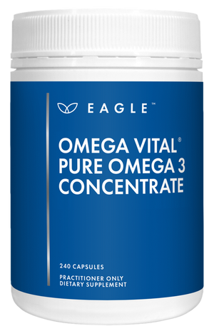 Eagle Omega Vital Pure Omega 3 Concentrate 240 caps 10% off RRP at HealthMasters Eagle