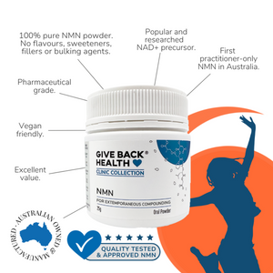 Give Back Health Clinic Collection NMN 10% off RRP HealthMasters Give Back Health Clinic Collection Facts