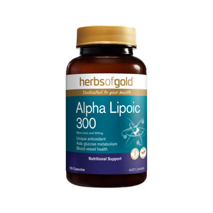 Herbs of Gold Alpha Lipoic 300 120c 16% off RRP at HealthMasters Herbs of Gold
