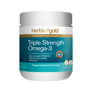 Herbs of Gold Triple Strength Omega-3 150 caps 16% off RRP at HealthMasters Herbs of Gold