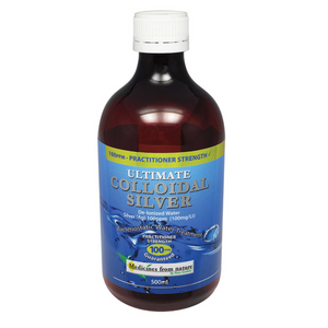 Medicines From Nature Ultimate Colloidal Silver 100ppm 500ml 15% off RRP at HealthMasters Medicines From Nature