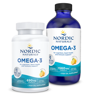 Nordic Naturals Omega-3 Liquid and Capsules