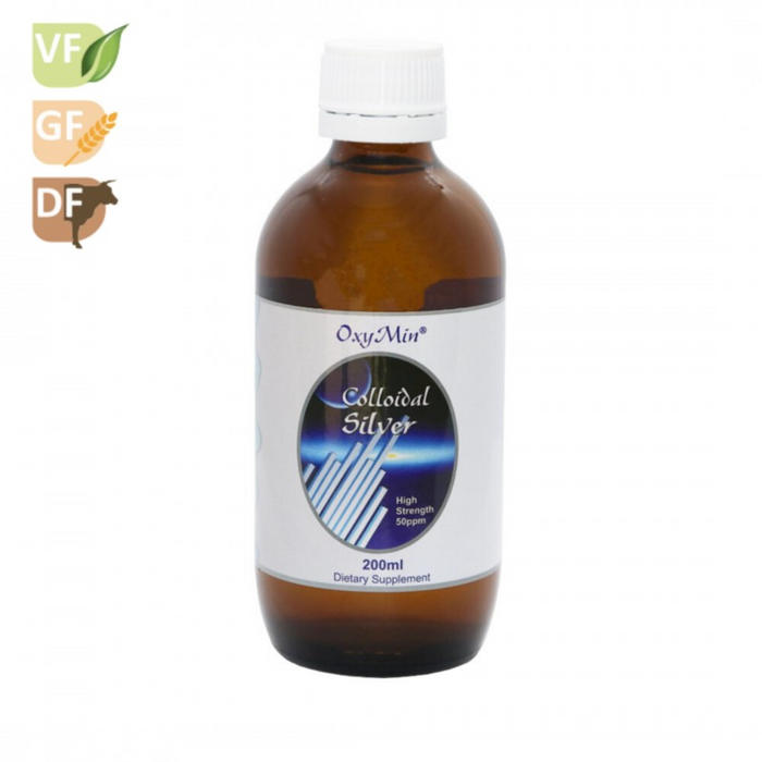 OxyMin Silver - Highly Concentrated Colloidal Silver 50ppm