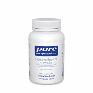Pure Encapsulations Digestive Enzyme Chewables 100 Chewable Tablets 10% off RRP at HealthMasters Pure Encapsulations