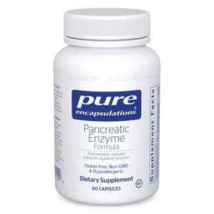 Pure Encapsulations Pancreatic Enzyme Formula 60 Capsules 10% off RRP at HealthMasters Pure Encapsulations