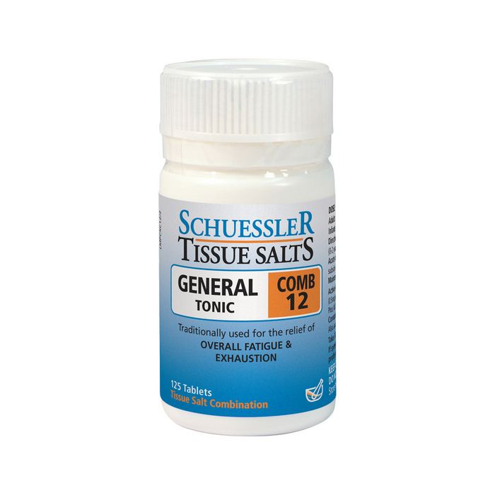 Schuessler Tissue Salts Comb 12 General Tonic