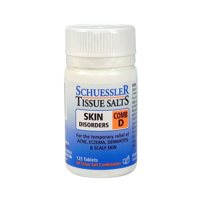 Schuessler Tissue Salts Comb D (Skin Disorders)