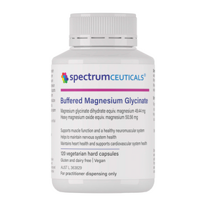 Spectrumceuticals Buffered Magnesium Glycinate 120caps 10% off RRP at HealthMasters Spectrumceuticals