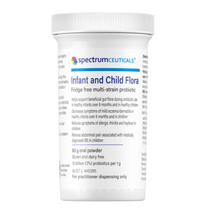 Spectrumceuticals Infant and Child Flora 60g  Fridge Free 10% off RRP at HealthMasters Spectrumceuticals