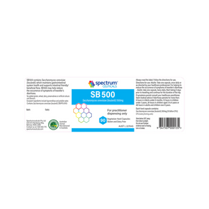 Spectrumceuticals SB 500 10% off RRP at HealthMasters Spectrumceuticals Label
